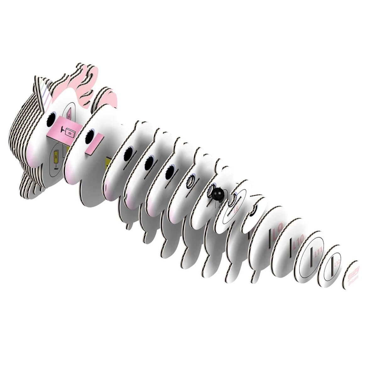 Eugy - 3D Bastelset Einhorn – Bild 4