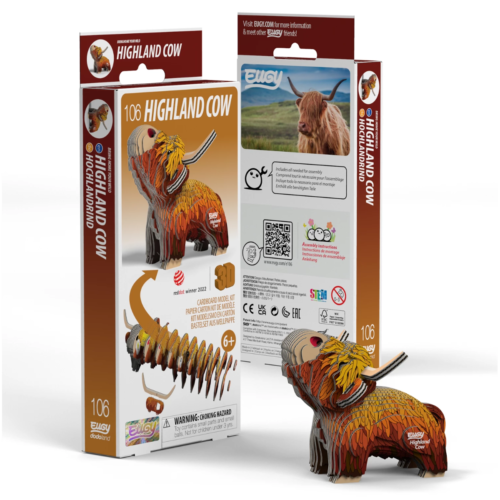 Ludibrium-Eugy - 3D Bastelset Hochlandrind