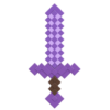 Ludibrium-Minecraft - Kunststoff-Replik Enchanted Sword 43 cm