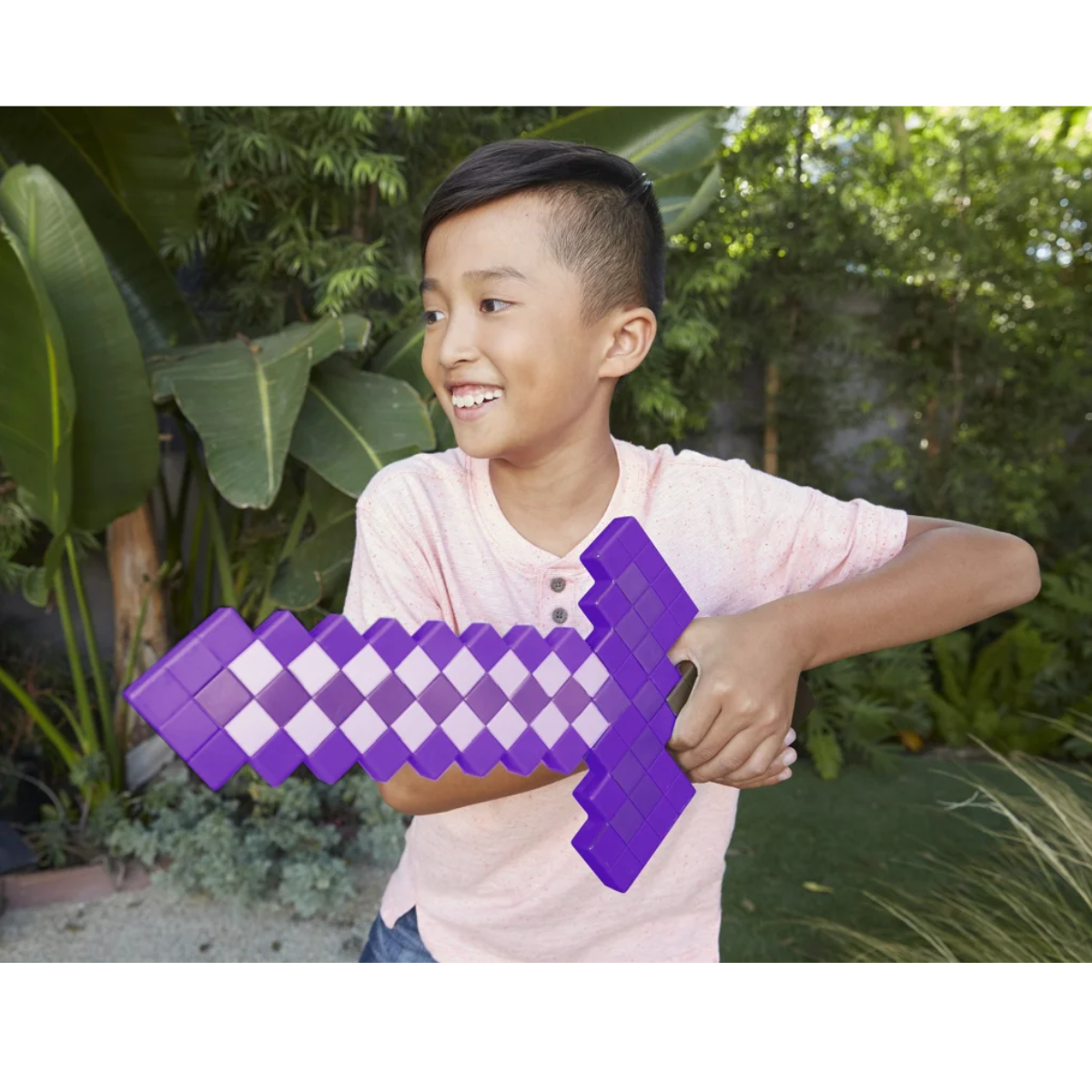 Ludibrium-Minecraft - Kunststoff-Replik Enchanted Sword 43 cm