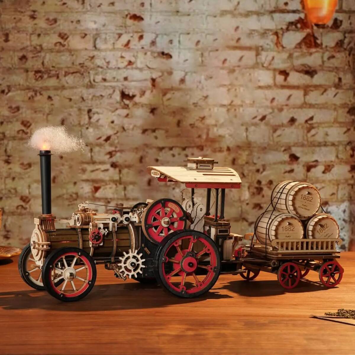 ROKR - Dampfmaschine LKA01 - Holzbausatz – Bild 11