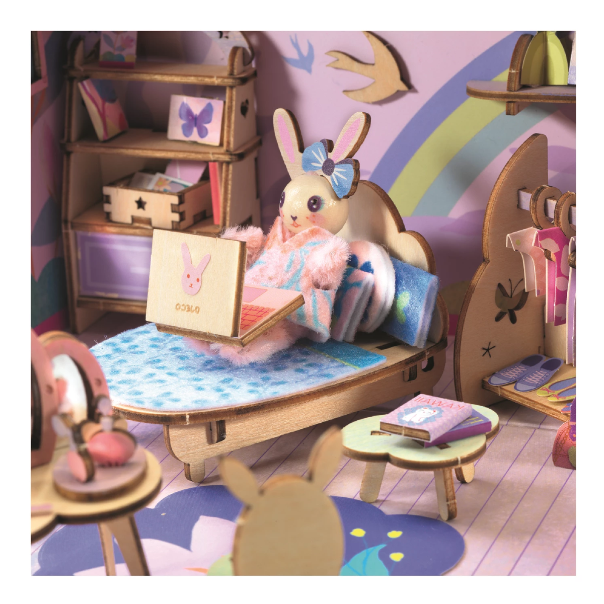 Djeco 8033 - Kreativset Mi House Rosie – Bild 4