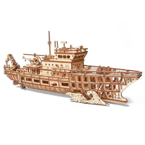 Ludibrium-Wood Trick - Forschungsschiff – 3D Holzbausatz