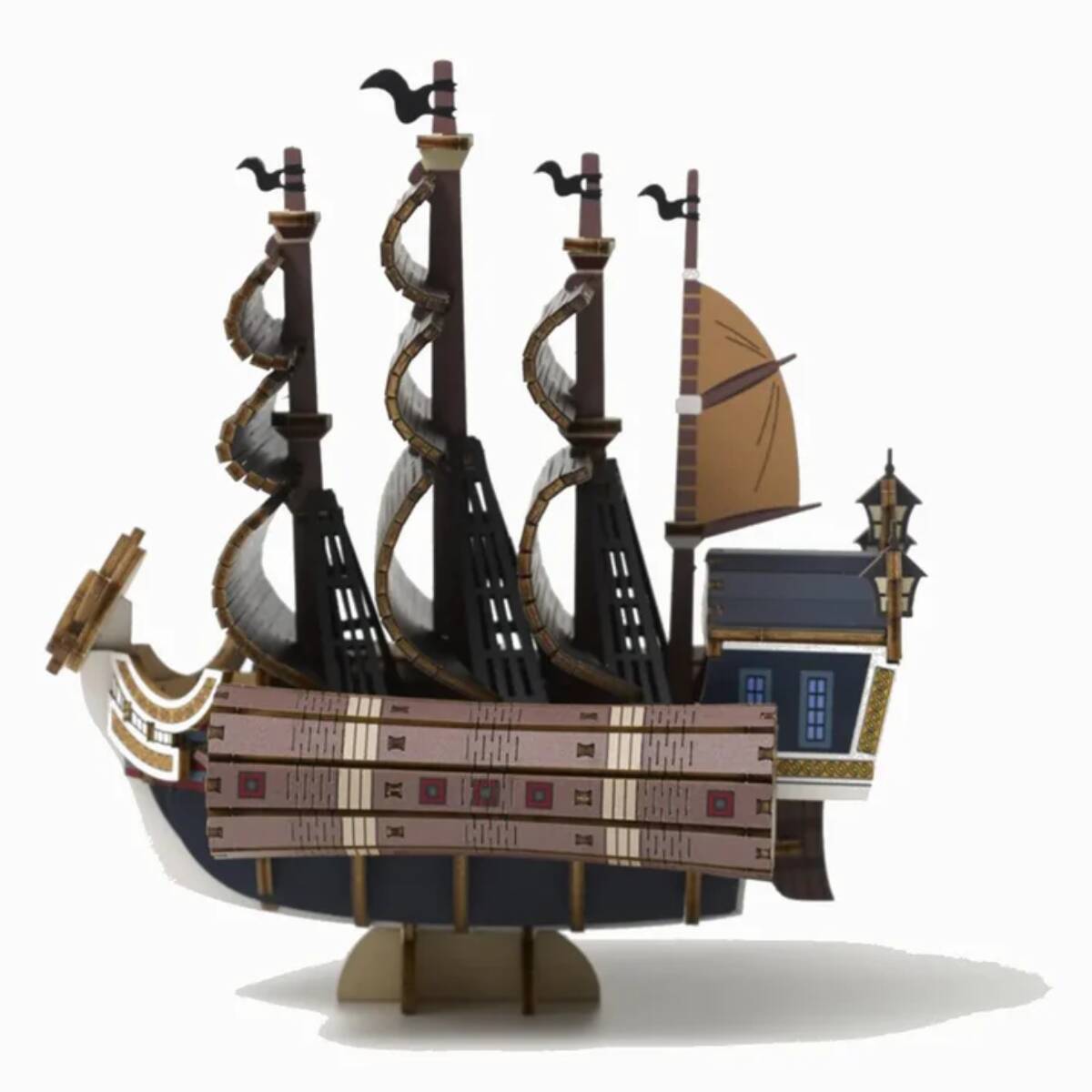 One Piece 66005 - One Piece - Saber of Xebec der Blackbeard Piratenbande - 3D Holzbausätze – Bild 4