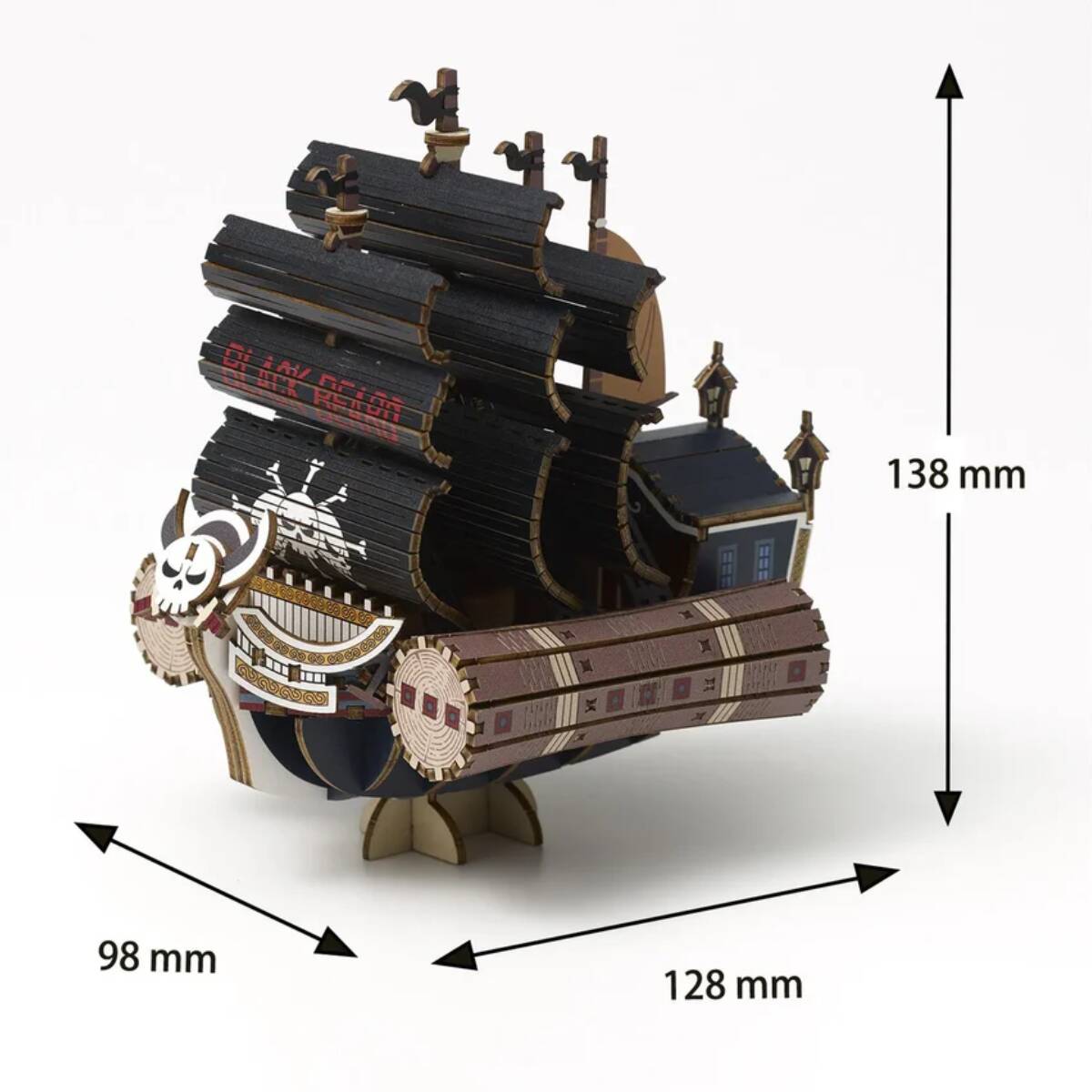 Ludibrium-One Piece 66005 - One Piece - Saber of Xebec der Blackbeard Piratenbande - 3D Holzbausätze