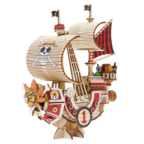 Ludibrium-One Piece 66007 - Thousand Sunny der Strohhutbande - 3D Holzbausätze