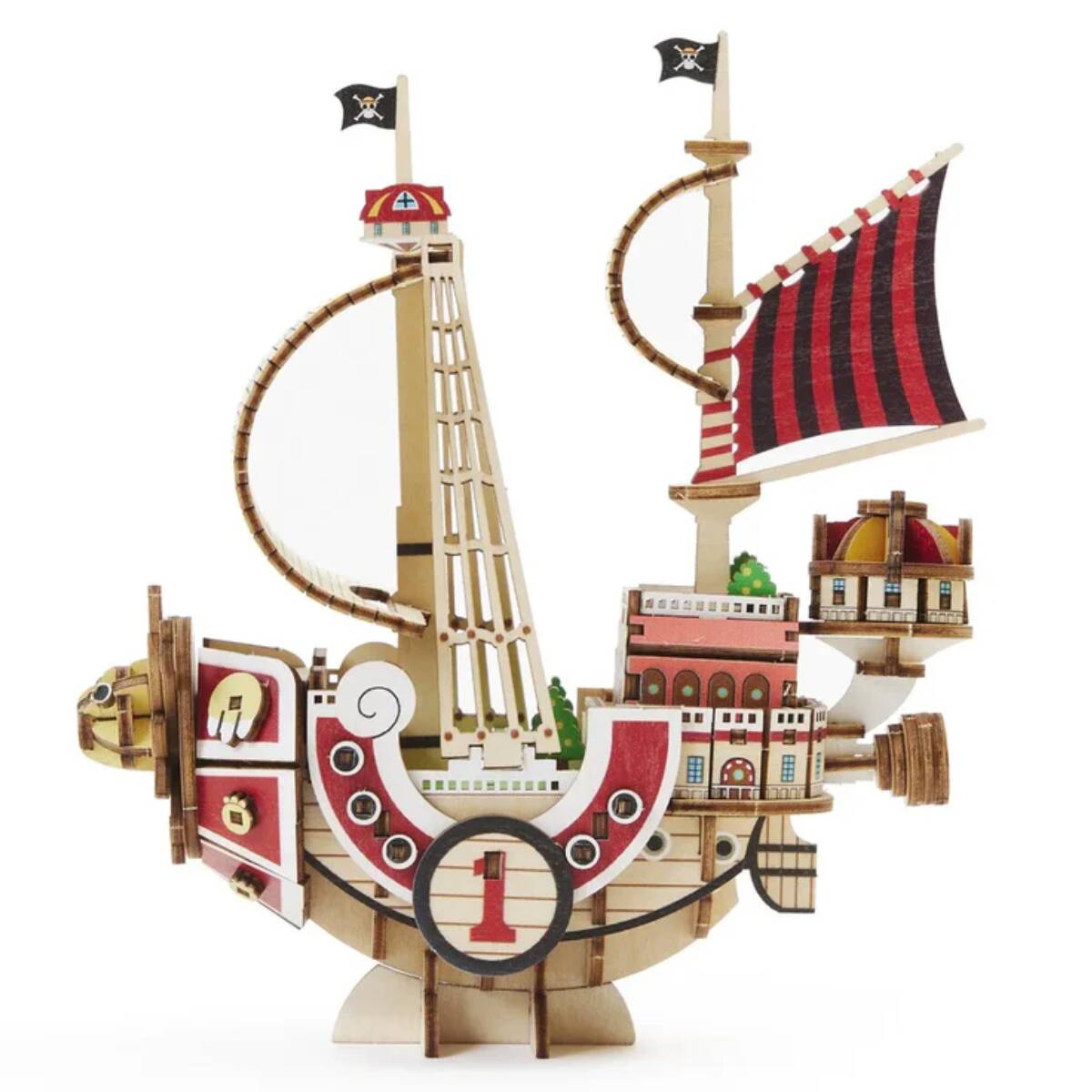 One Piece 66007 - Thousand Sunny der Strohhutbande - 3D Holzbausätze – Bild 4