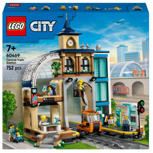 Ludibrium-Lego City®60469 - Hauptbahnhof - Klemmbausteine