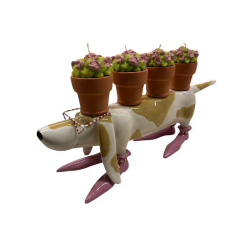Krinkles - Hound Dog Ornament Keramik
